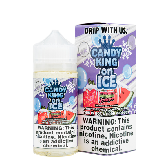 Candy King - Strawberry Watermelon Bubble Gum On Ice 100ml