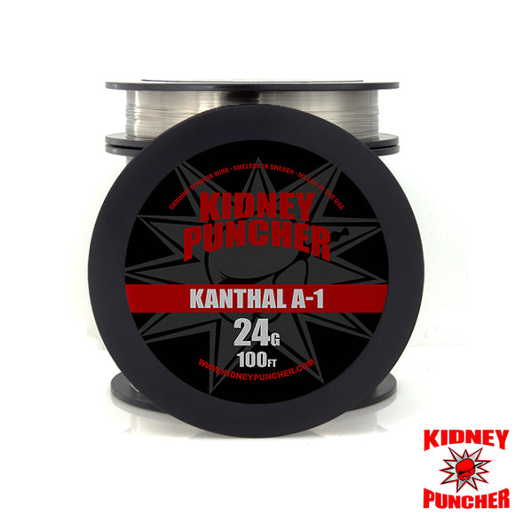 Kidney Puncher Round Wire - 100ft Kanthal (KA1)