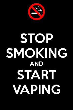 Want to quit smoking? Try vaping instead!