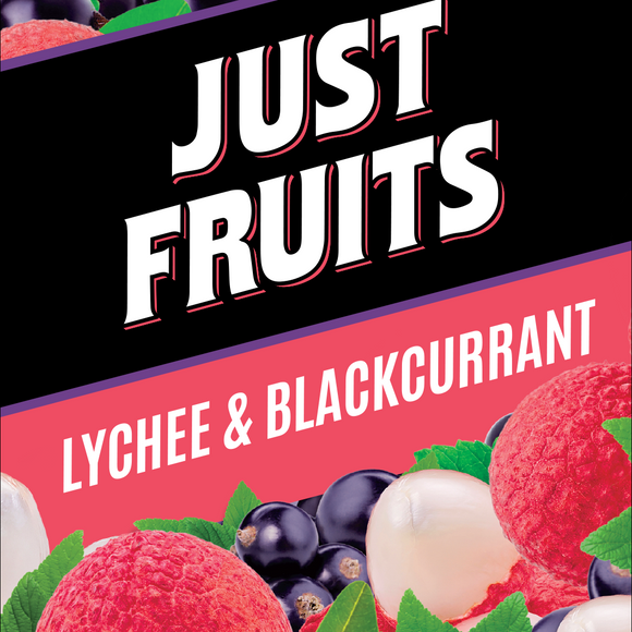 LYCHEE AND BLACKCURRANT BY JUST FRUITS