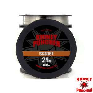 Kidney Puncher Round Wire - 100ft Stainless Steel (SS316L)