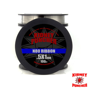 Kidney Puncher Ribbon Wire - 100ft Nichrome 80 (Ni80)